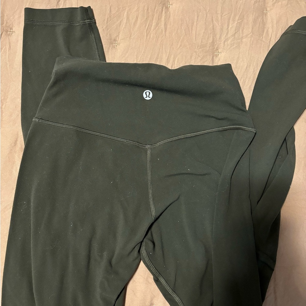 lululemon athletica Dark Green Leggings